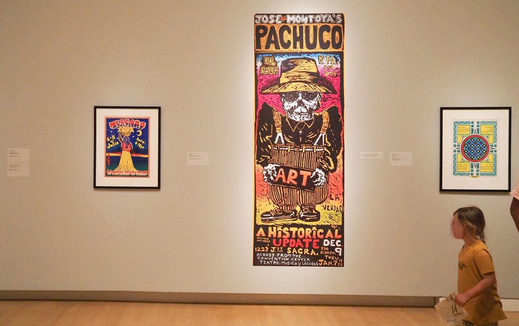 A view of the exhibition, Rebels with La Causa, curated by Terezita Romo.